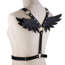 Load image into Gallery viewer, Harajuku Goth Sexy Women Leather Harness Belts Bondage Adjust Cage Bra Lingerie Waist Straps Suspenders Garter Belt