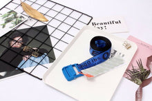 Load image into Gallery viewer, 2020 Off White Tie Down Yellow Nylon Cotton Big IRON Head Industrial Belt
