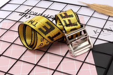 Load image into Gallery viewer, Top Quality Off White Belts Embroidery Canvas Letter 130cm-200cm Long Mens Belt for Women Luxury Designer Brand Belts
